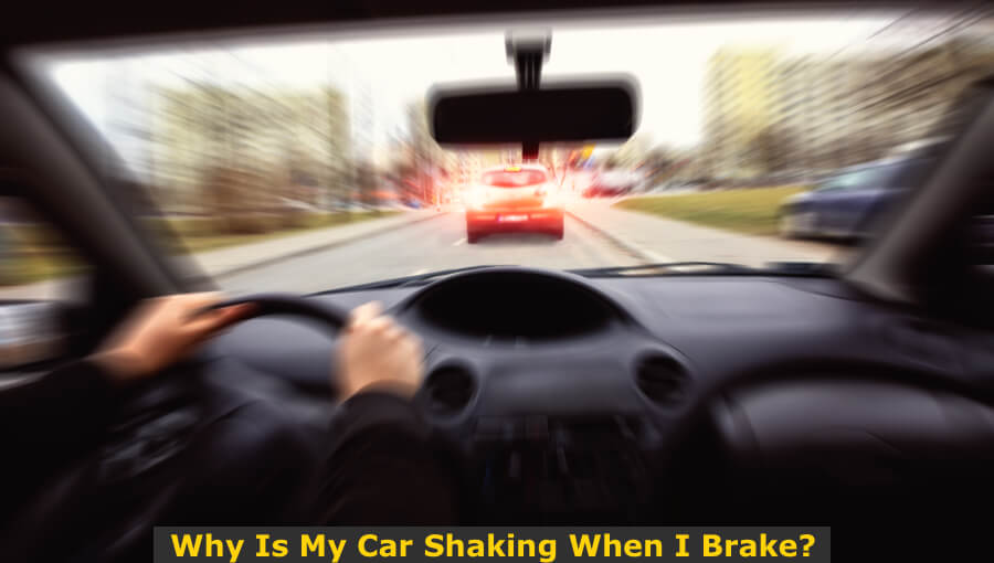 Driver feel the car is vibrate and shaking while braking.