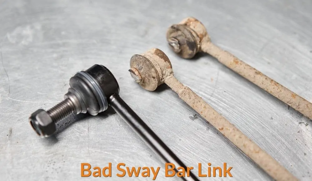 Broken sway bar link replacement.