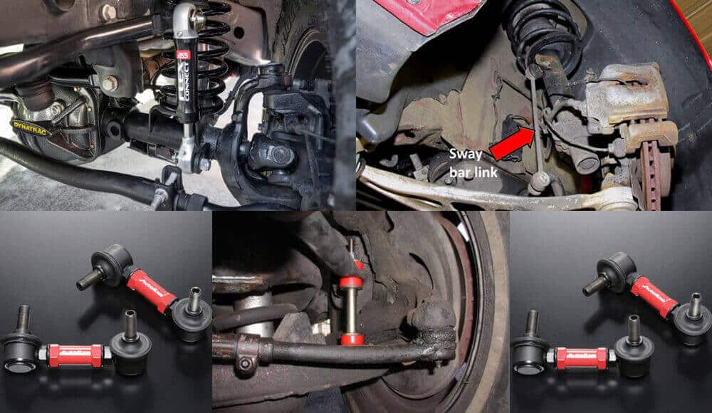 Sway bar links for different types of vehicles.